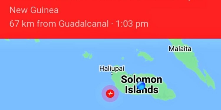 No tsunami threat for Solomon Islands