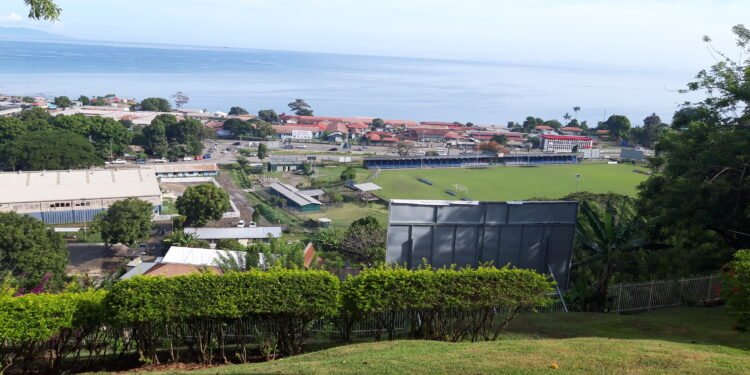 From FFA overlooking the hospital