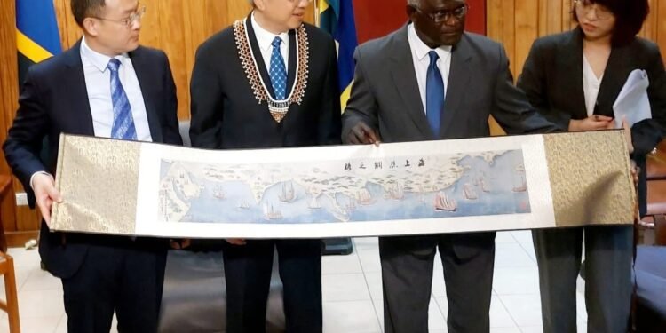 Chinese delegation in Honiara to assess aid projects