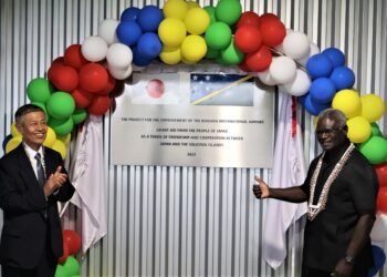 New international departure terminal for Honiara
