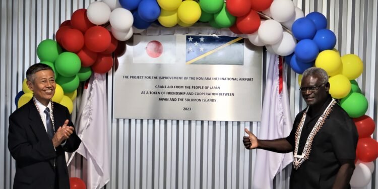 New international departure terminal for Honiara