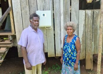 Houses in Central Guadalcanal receives electricity supply for first time