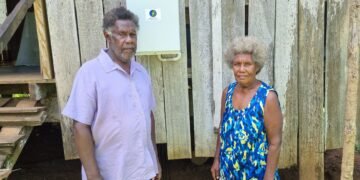 Houses in Central Guadalcanal receives electricity supply for first time