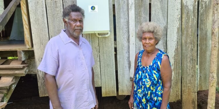 Houses in Central Guadalcanal receives electricity supply for first time