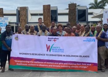 Strengthening the Resilience of Women and Girls to Disasters: Solomon Islands Government,  Australia and UN Women launch new programme. 