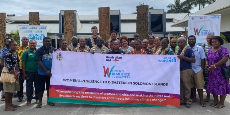 Strengthening the Resilience of Women and Girls to Disasters: Solomon Islands Government,  Australia and UN Women launch new programme. 