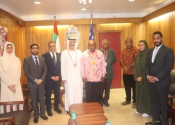 UAE Ambassador to Solomon Islands delivers COP28 invitation  during courtesy visit to Acting Prime Minister