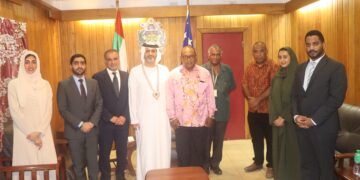 UAE Ambassador to Solomon Islands delivers COP28 invitation  during courtesy visit to Acting Prime Minister