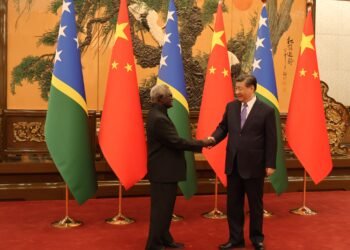 Prime Minister Manasseh Sogavare Holds High-Level Bilateral Meeting with President Xi Jinping of China