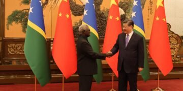 Prime Minister Manasseh Sogavare Holds High-Level Bilateral Meeting with President Xi Jinping of China