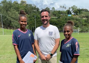 Solomon Stars in Women's Football visit Lionesses
