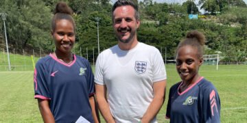 Solomon Stars in Women's Football visit Lionesses