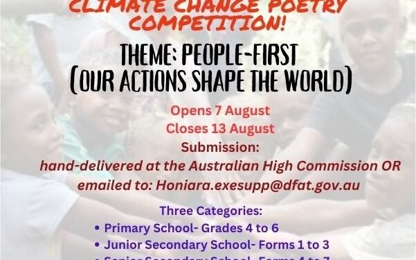 Climate change poetry competition