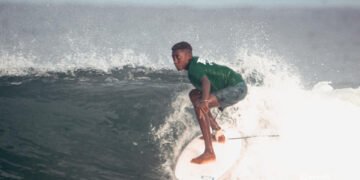 Surfing in West Guadalcanal