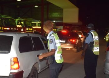 Honiara police boost presence ahead of PG 2023 - 22 Vehicles Impounded and 21 Arrests Made in Weekend Traffic Operation