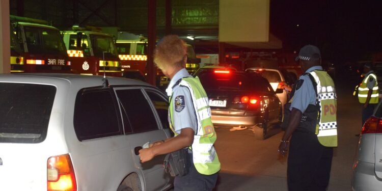Honiara police boost presence ahead of PG 2023 - 22 Vehicles Impounded and 21 Arrests Made in Weekend Traffic Operation
