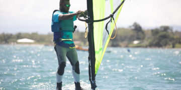 Solomon Islands windsurfer Prince Hoga has withdrawn from the sailing competition due to injuries.