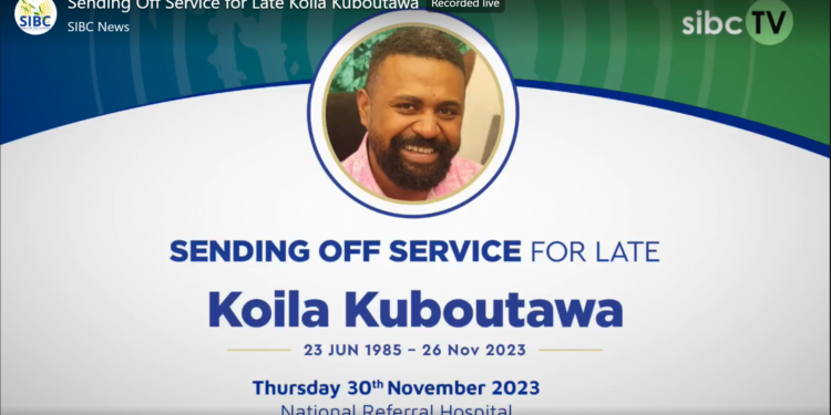 Tragic Loss for Broadcast Media in Honiara