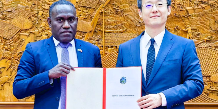Solomon Islands Ambassador Barrett Salato Assumes Duties in Beijing