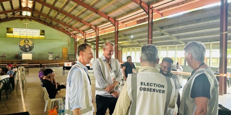 Australian Parliamentarians Observe Joint Elections