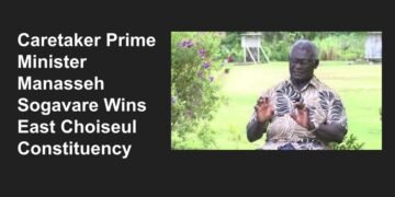 Caretaker Prime Minister Manasseh Sogavare successfully defended his seat for the seventh consecutive time