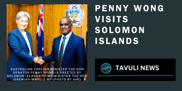 Minister Wong meets with Prime Minister Manele to discuss economic, social and security collaboration.