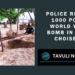 RSIPF EOD Team safely removes 1,000-pound bomb in Taro - further destroyed 81 unexploded ordnance items in Choiseul Province