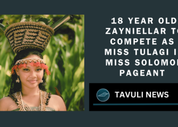 Zayniellar represents Central Province in Miss Solomon Islands pageant, highlighting Ngella's landscapes, culture and community spirit