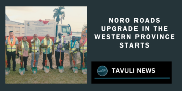 Ground-breaking ceremony marks official start of climate-resilient road project benefiting over 7,300 Noro and Munda residents