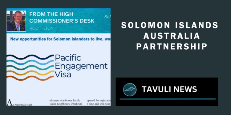 Solomon Islands – Australia Partnership