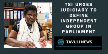 TSI urges the judiciary to define roles of Independent Group leaders to maintain public trust and prevent manipulation