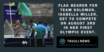 Isabella Miller prepares for her Olympic debut in the 50m freestyle event while Firisua transitions to 100m sprints for her third Olympics