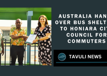 Australian High Commission Partners With Honiara City Council To Build New Bus Shelters Provide All-Weather Protection For Commuters