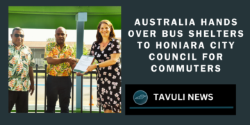 Australian High Commission Partners With Honiara City Council To Build New Bus Shelters Provide All-Weather Protection For Commuters