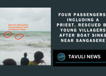 Four passengers saved by quick actions and skills of young boys in challenging sea conditions off Guadalcanal's Weathercoast
