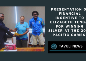 Elizabeth Tengai finally receives her incentive for winning silver at the 2023 Honiara Pacific Games more than 6 months later