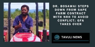Dr. Bosawai relinquished Sape Farm’s food supply contract to avoid conflict of interest - GFA take over from 1 June