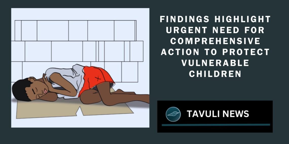Assessment of 170 children in Honiara reveals high rates of child labour and street living - urgent need for comprehensive action