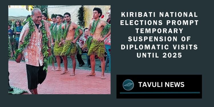Kiribati Suspends Diplomatic Visits Until End of 2024