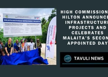High Commissioner Hilton announces major infrastructure projects, partnerships and celebrates Malaita's Second Appointed Day in Auki