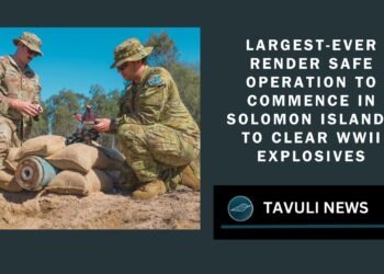 Largest-Ever Render Safe Operation Commences in Solomon Islands to Clear WWII Explosives