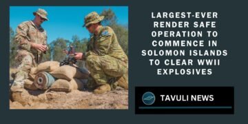 Largest-Ever Render Safe Operation Commences in Solomon Islands to Clear WWII Explosives
