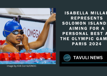 16-year-old Solomon Islands Swimmer finishes eighth in women's 50m freestyle heat in Paris