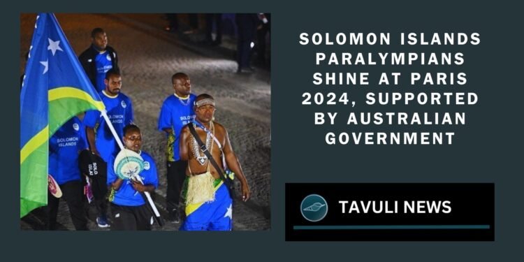 Solomon Islands Sends Largest Team to Paralympic Games, Backed by Australia.