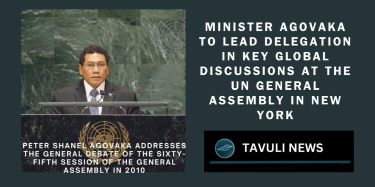 Minister Agovaka to Lead Delegation in Key Global Discussions