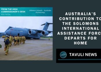 From the High Commissioners Desk - Rod Hilton