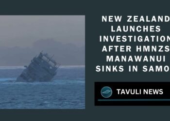 New Zealand Launches Investigation After HMS Manawanui Sinks in Samoa