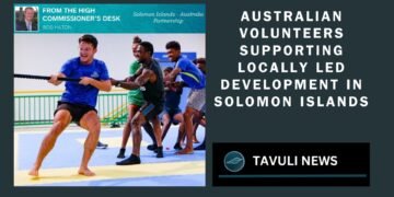 Australian volunteers supporting locally led development in Solomon Islands