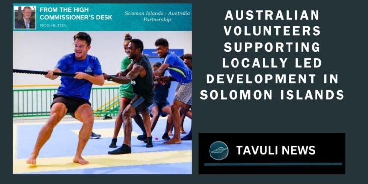 Australian volunteers supporting locally led development in Solomon Islands
