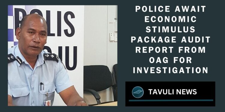 Police Await Economic Stimulus Package Audit Report from oag for Investigation
